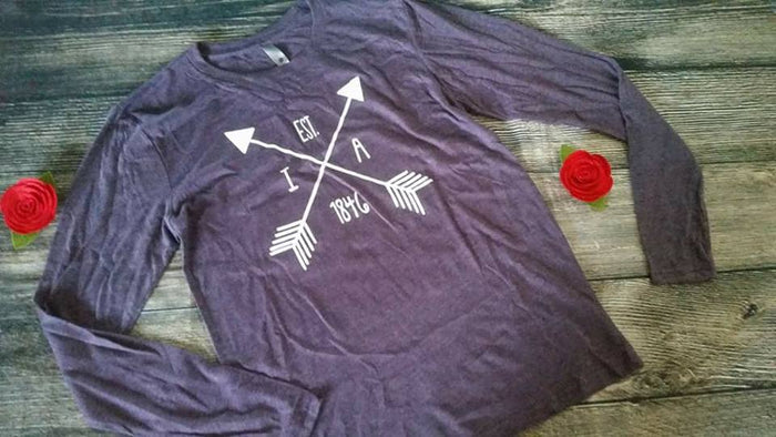 Iowa Longsleeve Est 1846 Tee