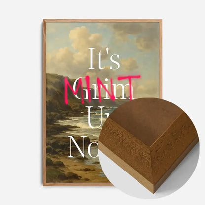 21x30cm | 8¼ x 11¾in / Oak Wood Frame