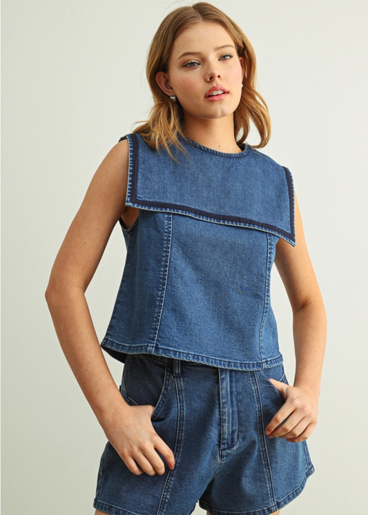Jessa Top - Denim