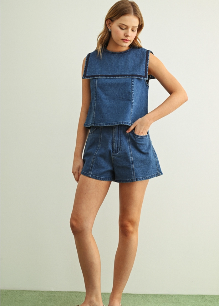 Jessa Top - Denim