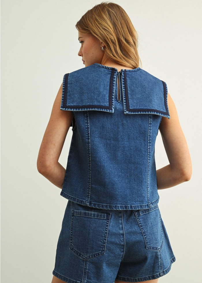 Jessa Top - Denim