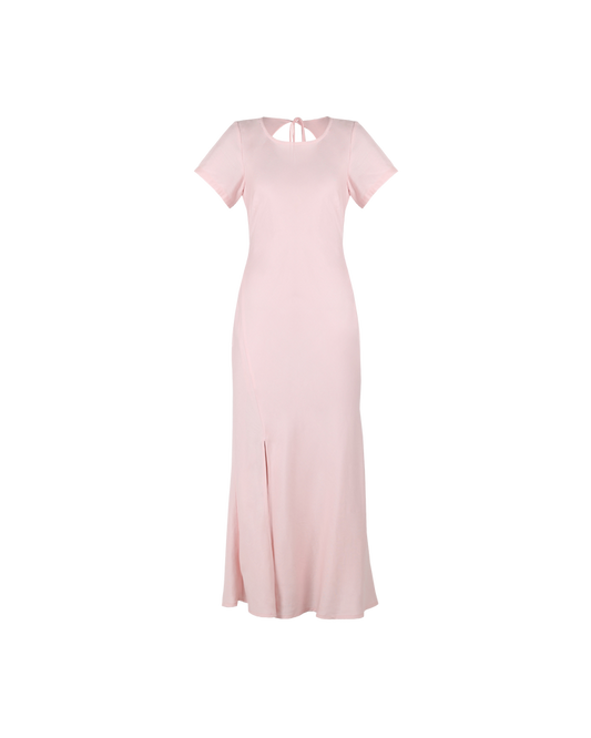 JORDAN LINEN DRESS BLUSH