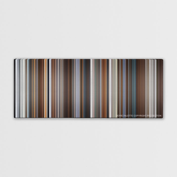 Joy color palette canvas print: thousands of thin vertical stripes of color