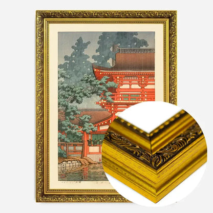21x30cm | 8¼ x 11¾in / Gold Ornate Frame