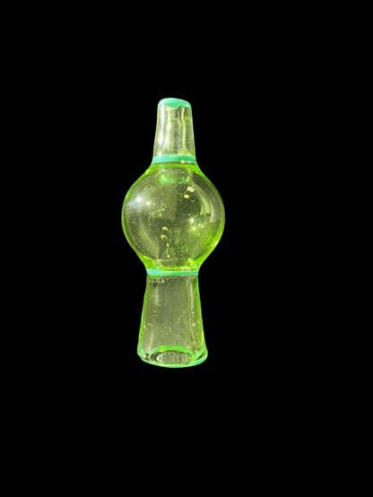 Kayo Glass Bubble Cap Colors: Vibrant Assorted, Optimized Airflow, Durable Design, Dabbing Upgrade