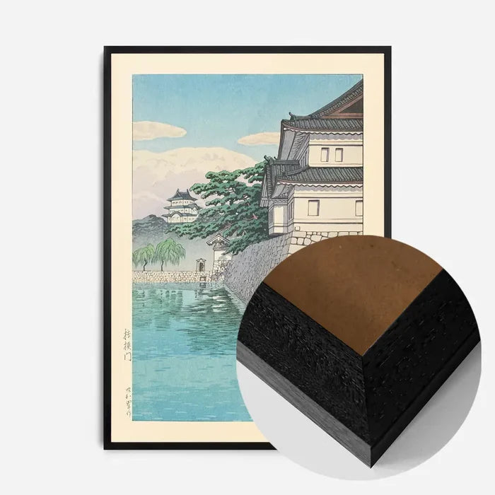 21x30cm | 8¼ x 11¾in / Black Wood Frame
