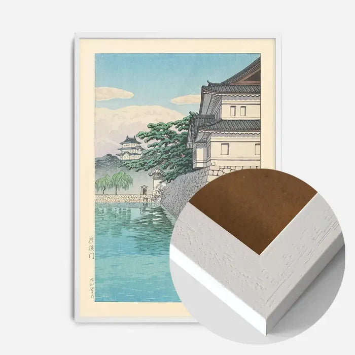 21x30cm | 8¼ x 11¾in / White Wood Frame