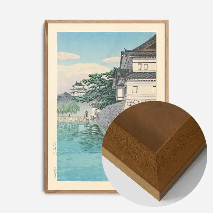 21x30cm | 8¼ x 11¾in / Oak Wood Frame