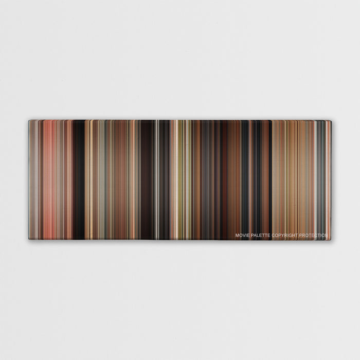 Knight and Day color palette canvas print: thousands of thin vertical stripes of color