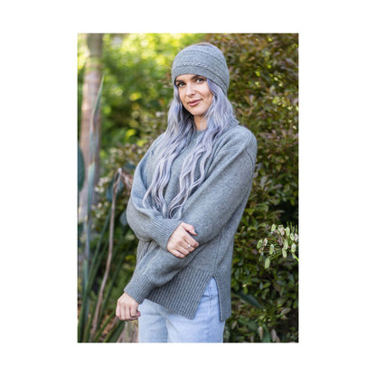 Split Hem Jumper - Mist