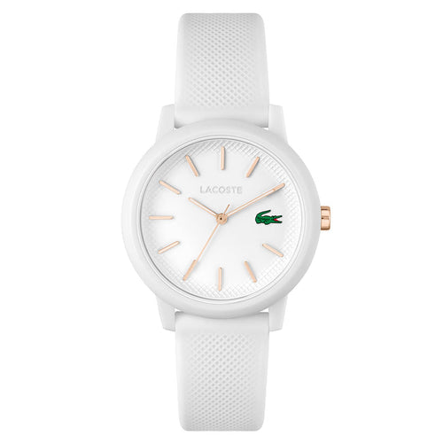 Lacoste White Silicone Women's Watch - 2001211