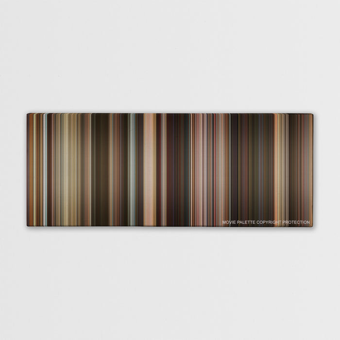 Last Vegas color palette canvas print: thousands of thin vertical stripes of color