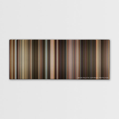Last Vegas color palette canvas print: thousands of thin vertical stripes of color