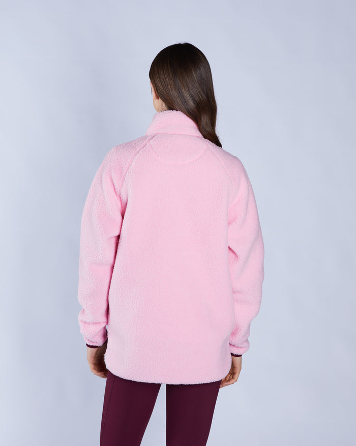 Laura Fleece Zipper Blossom Pink