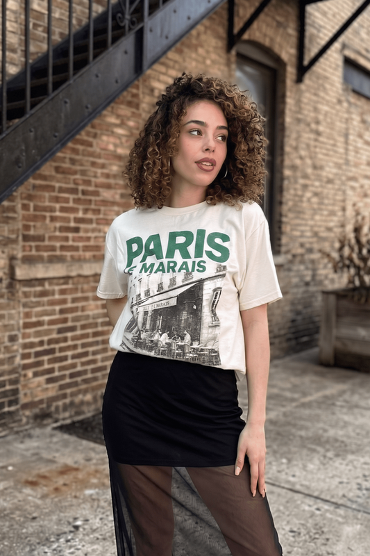 Paris le Marais graphic tee