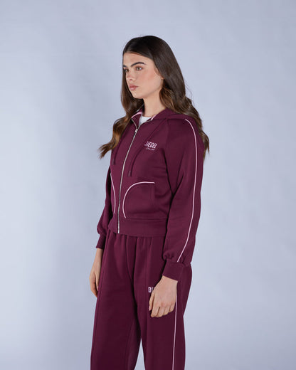 Leonella Zipper Deep Orchid