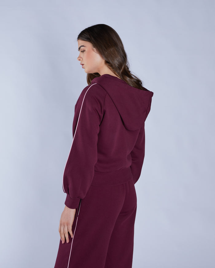 Leonella Zipper Deep Orchid