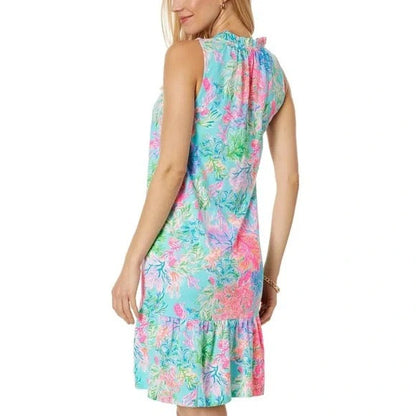 Lilly Pulitzer Malone Dress - Celestial Blue Cay Size S MSP$125
