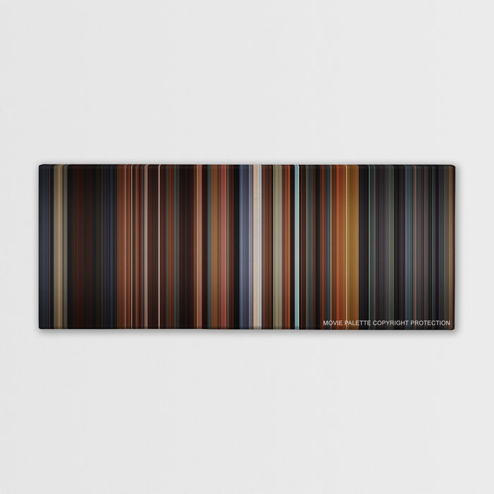 Little Women color palette canvas print: thousands of thin vertical stripes of color