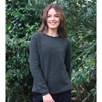 Lothlorian - Merino & Possum Scroll Jumper