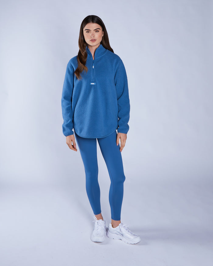 Luna Half Zip Pitch Blue