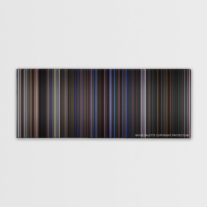 Magnolia color palette canvas print: thousands of thin vertical stripes of color