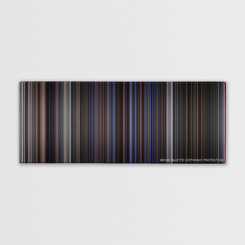 Magnolia color palette canvas print: thousands of thin vertical stripes of color