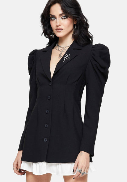 Maura Tailored Double Layered Blazer Dress