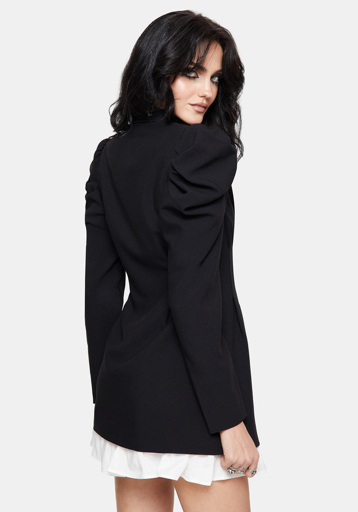 Maura Tailored Double Layered Blazer Dress