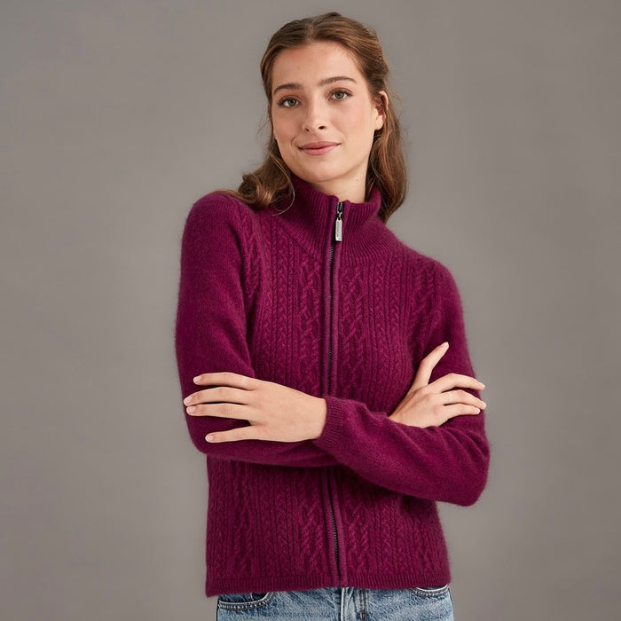 McDonald - Cable Zip Jacket (5039)Mocha