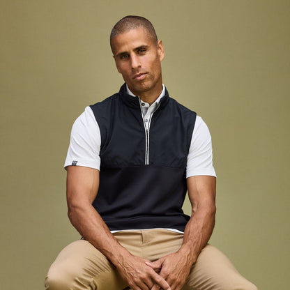 Men's Tiebreaker II Interlock Half Zip Vest