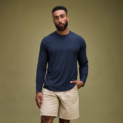 Men's Varsity High Stretch Long Sleeve T-shirt