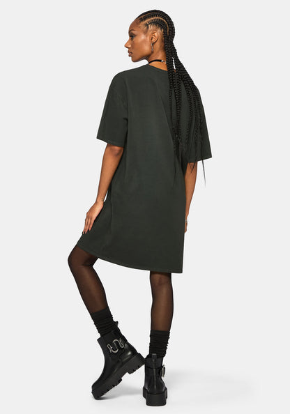 Merunicorn Enchanted Forest Printed Tee Dress