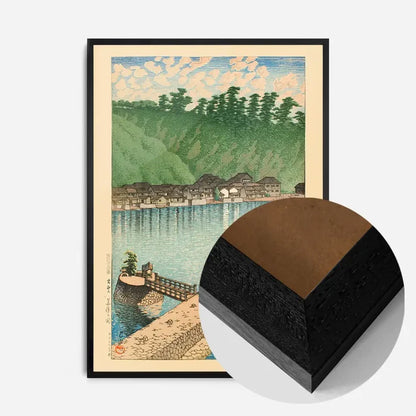 21x30cm | 8¼ x 11¾in / Black Wood Frame