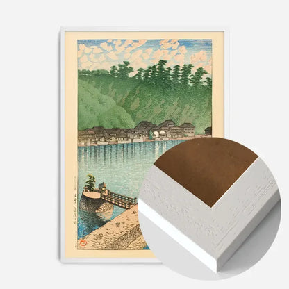 21x30cm | 8¼ x 11¾in / White Wood Frame