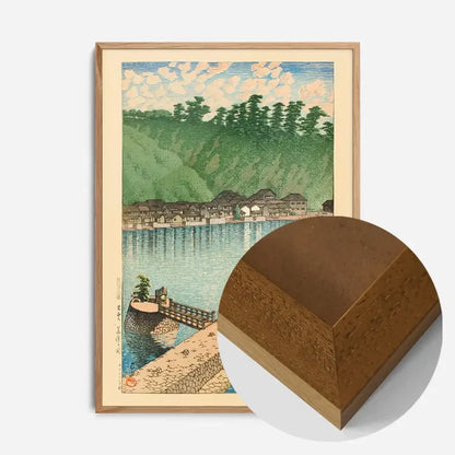 21x30cm | 8¼ x 11¾in / Oak Wood Frame