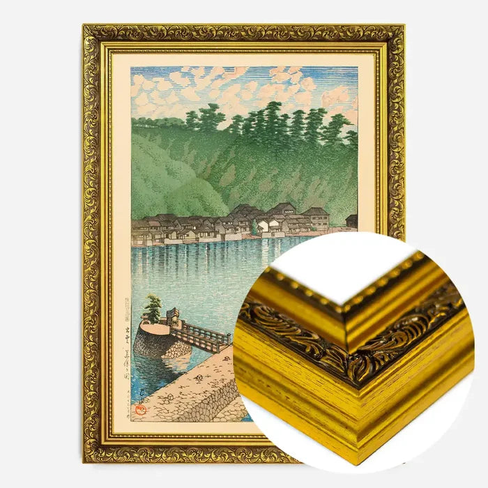 21x30cm | 8¼ x 11¾in / Gold Ornate Frame