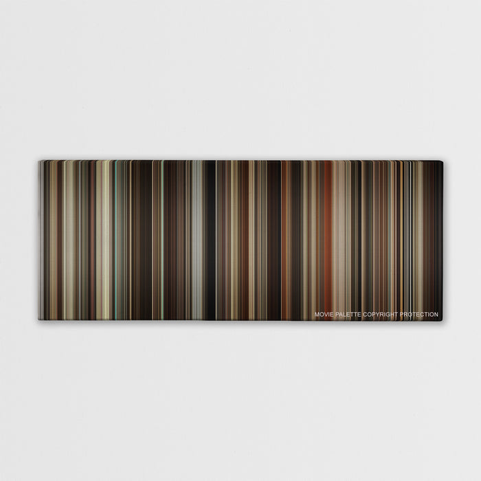 Milk color palette canvas print: thousands of thin vertical stripes of color