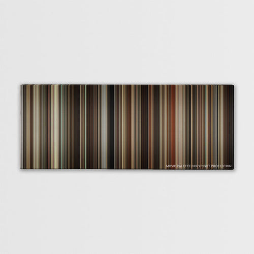 Milk color palette canvas print: thousands of thin vertical stripes of color
