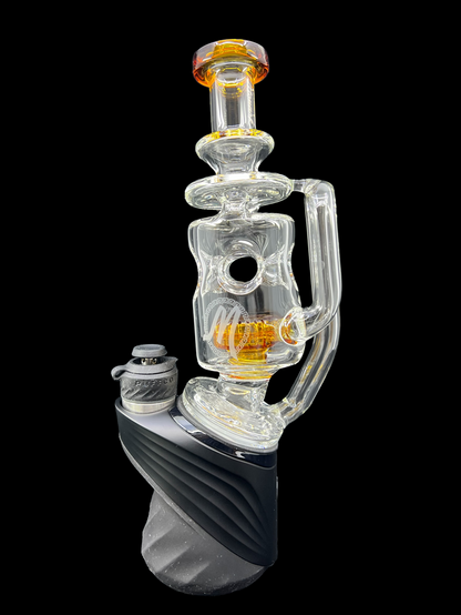 Monark Glass Showerhead Recycler – Premium Puffco Peak Attachment for Enhanced Filtration