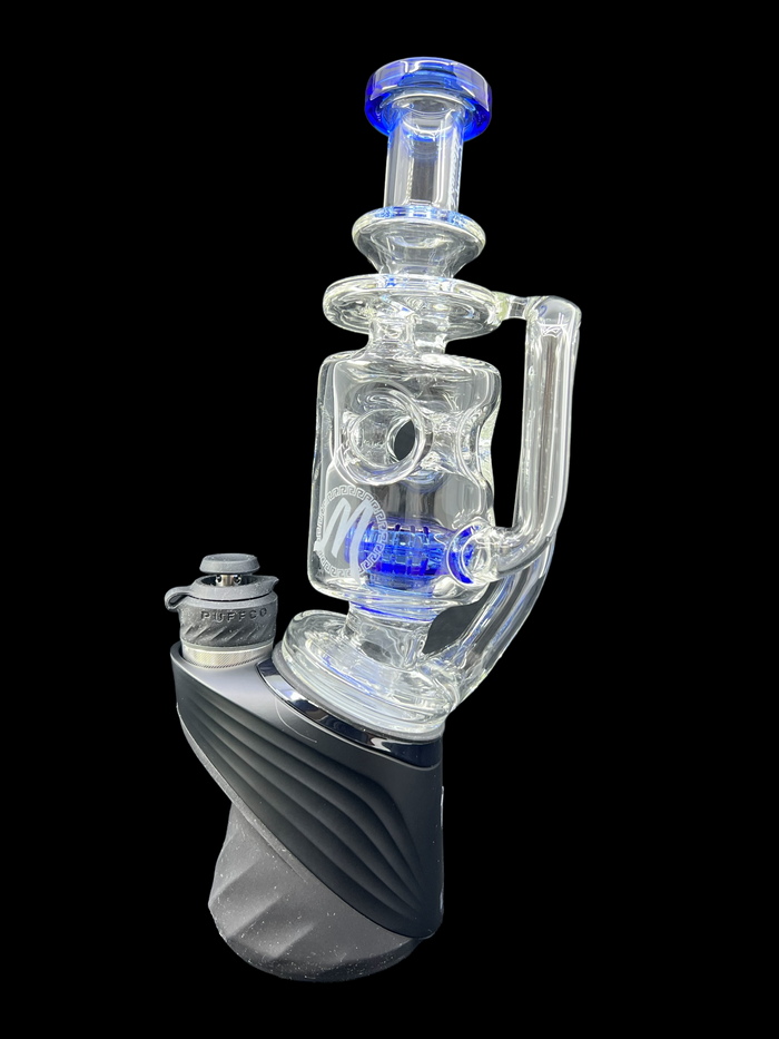 Monark Showerhead Recycler – High-Quality Percolator Glass Attachment for Puffco Peak & Peak Pro