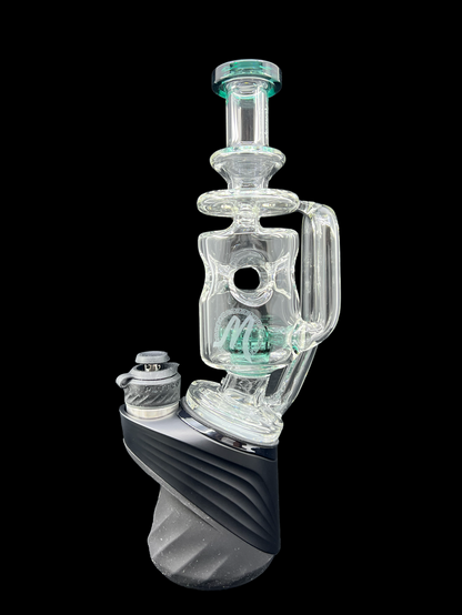 Monark Glass Showerhead Recycler – Puffco Peak Glass Accessory for Smooth & Clean Dabs