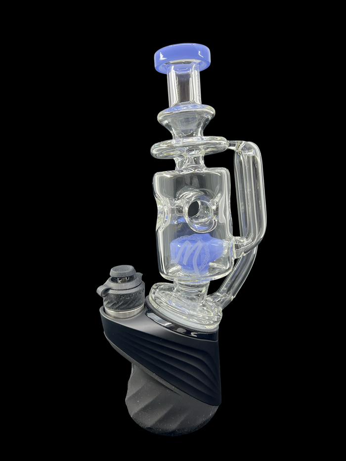 Monark Glass Showerhead Recycler – Puffco Peak Compatible Glass for Optimal Vapor Cooling