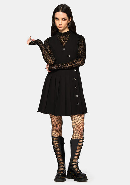 Moonage Asymmetric Sleeveless Mini Dress