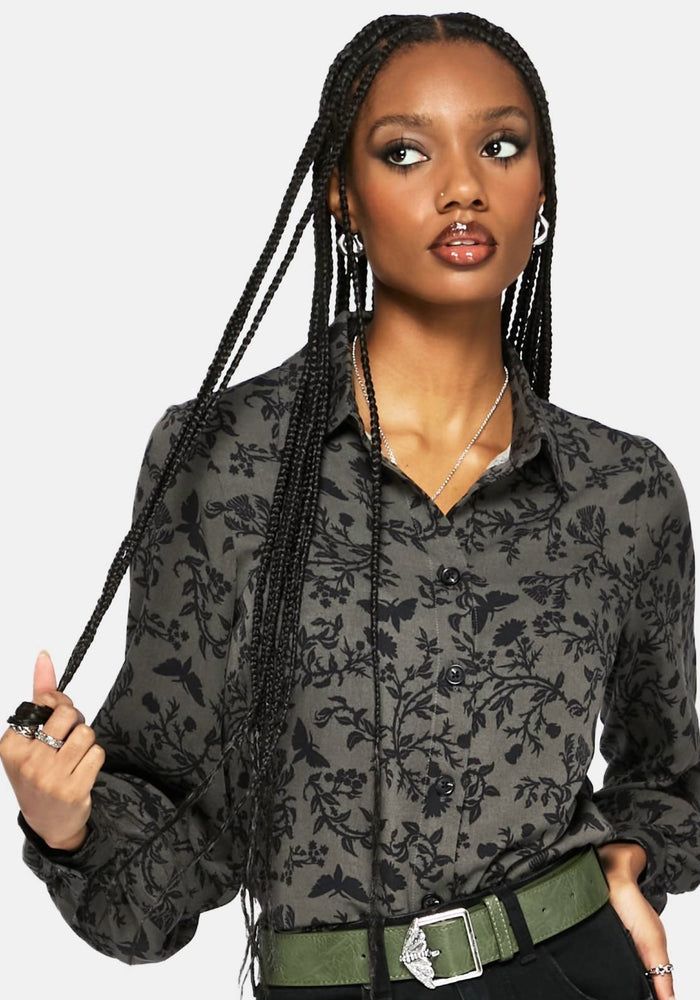 Morgana Long Sleeved Shirt - Green