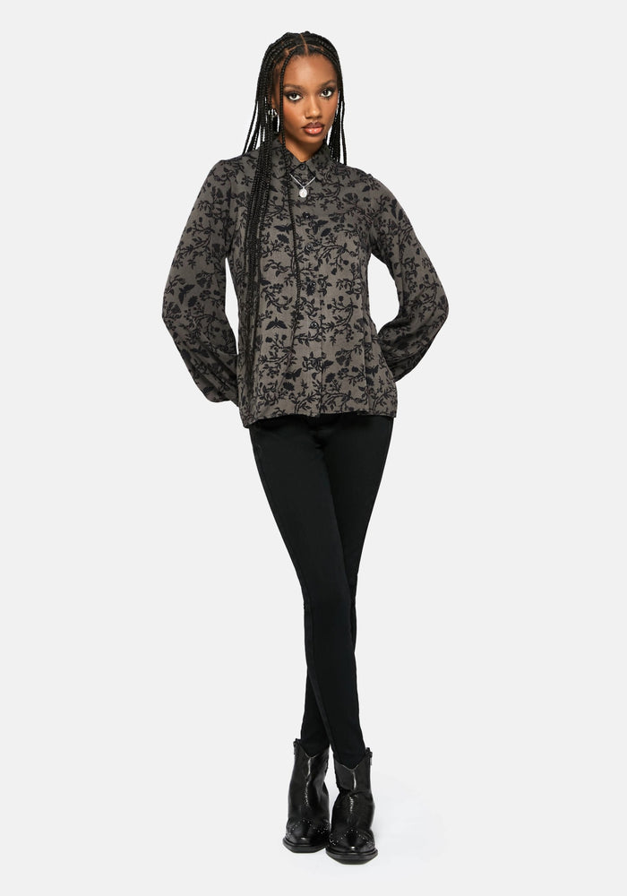 Morgana Long Sleeved Shirt - Green