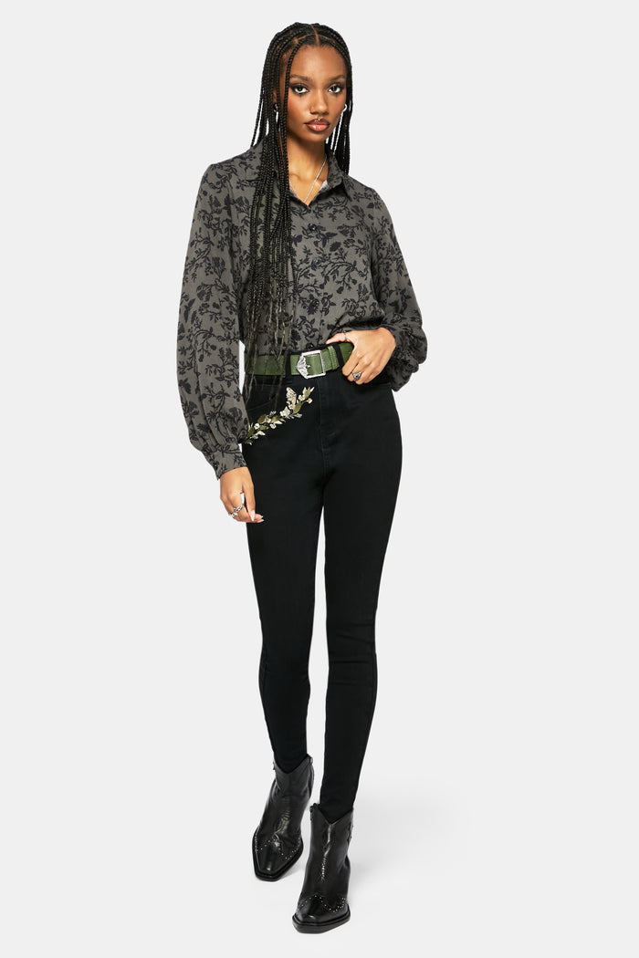 Morgana Long Sleeved Shirt - Green