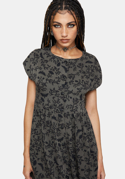 Morgana Mini Dress - Green