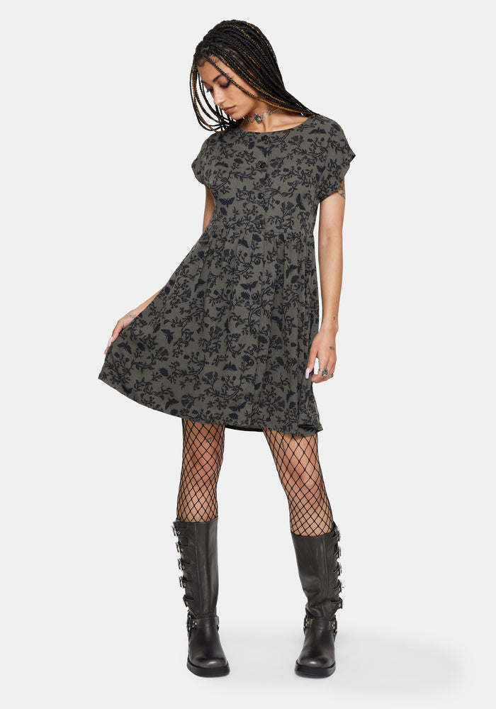 Morgana Mini Dress - Green