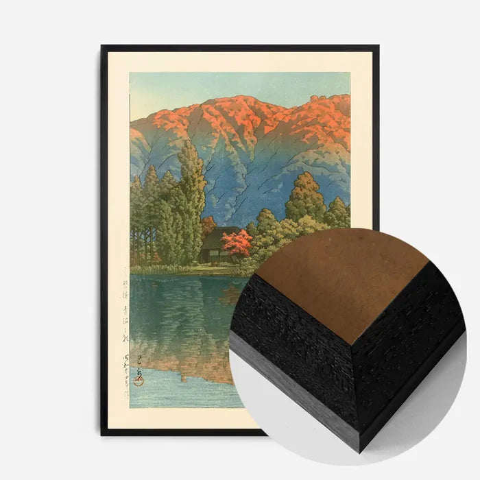 21x30cm | 8¼ x 11¾in / Black Wood Frame